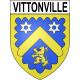 Vittonville 54 ville sticker blason écusson autocollant adhésif