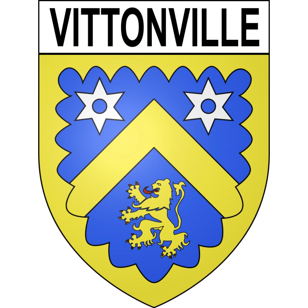 Vittonville 54 ville sticker blason écusson autocollant adhésif