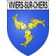 Stickers coat of arms Viviers-sur-Chiers adhesive sticker