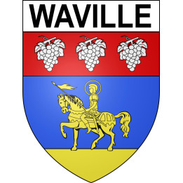 Waville Sticker wappen, gelsenkirchen, augsburg, klebender aufkleber