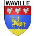 Waville 54 ville sticker blason écusson autocollant adhésif