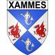 Xammes 54 ville sticker blason écusson autocollant adhésif