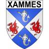 Stickers coat of arms Xammes adhesive sticker