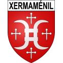 Xermaménil 54 ville sticker blason écusson autocollant adhésif