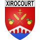 Pegatinas escudo de armas de Xirocourt adhesivo de la etiqueta engomada