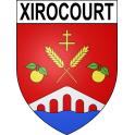 Pegatinas escudo de armas de Xirocourt adhesivo de la etiqueta engomada