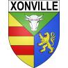 Pegatinas escudo de armas de Xonville adhesivo de la etiqueta engomada