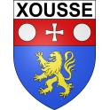 Xousse 54 ville sticker blason écusson autocollant adhésif