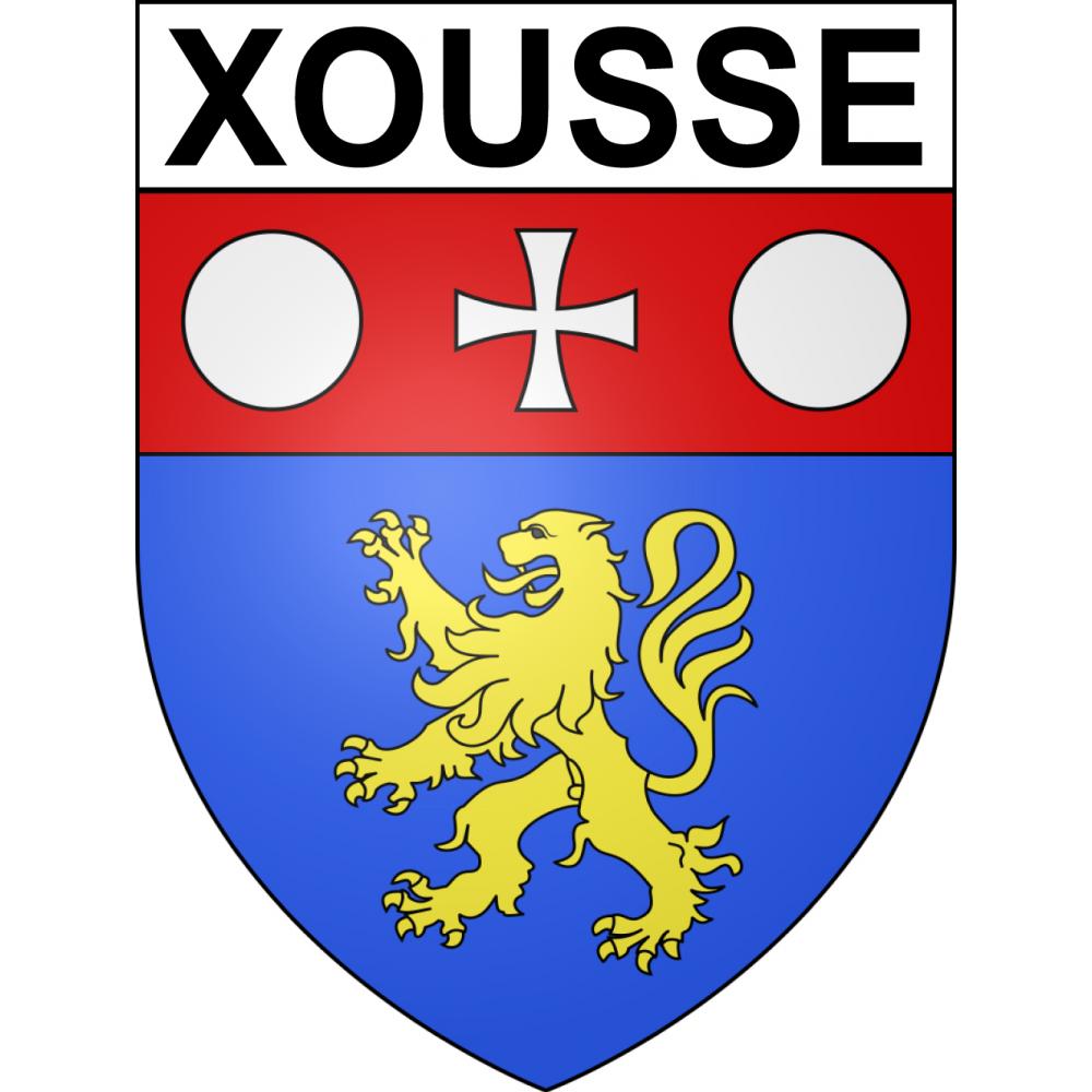 Xousse 54 ville sticker blason écusson autocollant adhésif