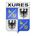 Xures 54 ville sticker blason écusson autocollant adhésif