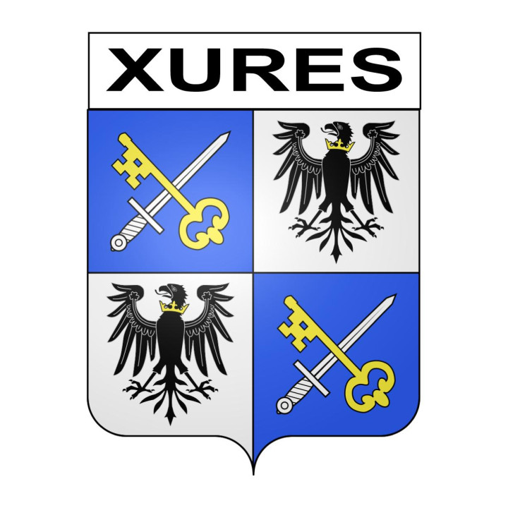 Stickers coat of arms Xures adhesive sticker