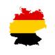 Adesivo Bandiera della Germania Germania adesivo bandiera mappe