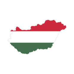 Adesivo Bandiera della Ungheria Ungheria adesivo bandiera mappe