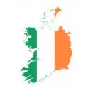 Autocollant Drapeau Ireland irlande sticker drapeau carte adhésif flag map