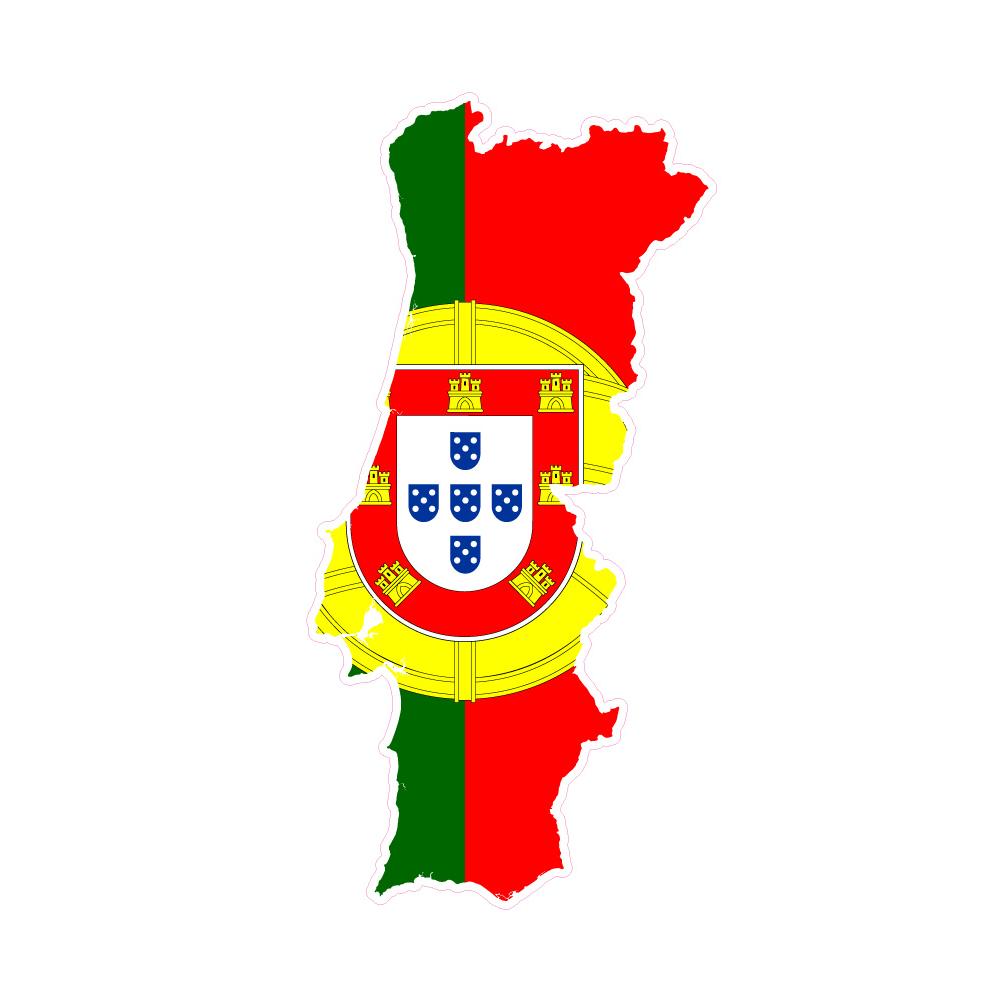 Portugal Drapeau Portugais Patrie Lisbonne Porto' Autocollant