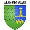 Adesivi stemma Ablain-Saint-Nazaire adesivo