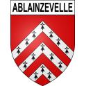 Pegatinas escudo de armas de Ablainzevelle adhesivo de la etiqueta engomada