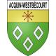 Adesivi stemma Acquin-Westbécourt adesivo