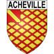 Acheville 62 ville sticker blason écusson autocollant adhésif