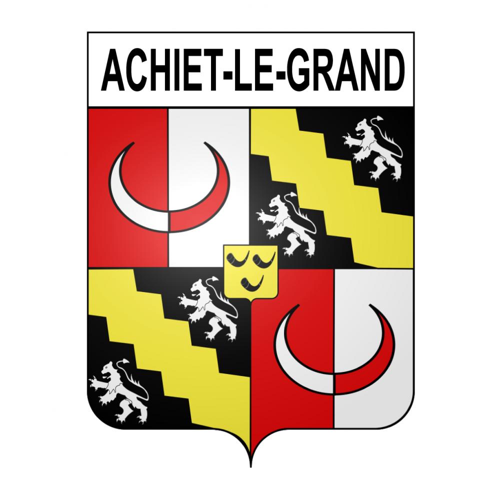 Stickers coat of arms Achiet-le-Grand adhesive sticker