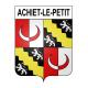 Achiet-le-Petit Sticker wappen, gelsenkirchen, augsburg, klebender aufkleber