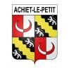 Achiet-le-Petit 62 ville sticker blason écusson autocollant adhésif