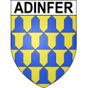 Stickers coat of arms Adinfer adhesive sticker