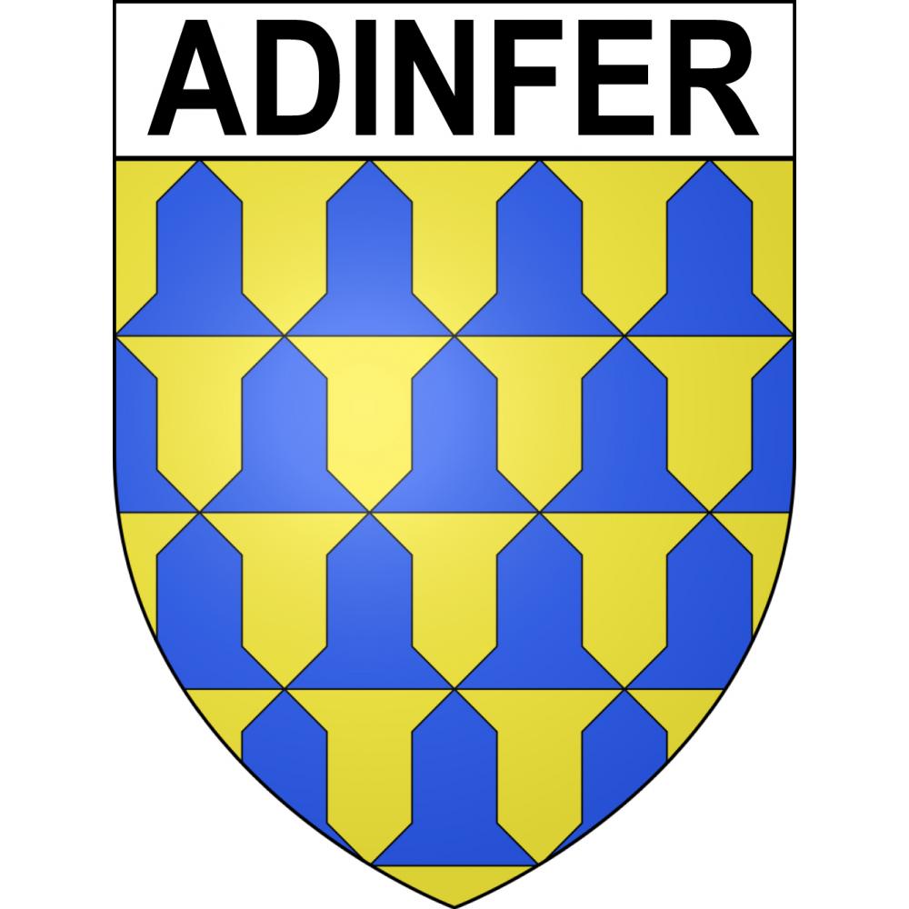 Adinfer Sticker wappen, gelsenkirchen, augsburg, klebender aufkleber