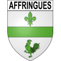 Stickers coat of arms Affringues adhesive sticker