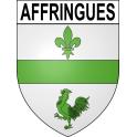 Stickers coat of arms Affringues adhesive sticker