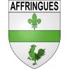 Affringues Sticker wappen, gelsenkirchen, augsburg, klebender aufkleber