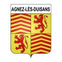 Agnez-lès-Duisans 62 ville sticker blason écusson autocollant adhésif