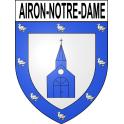 Adesivi stemma Airon-Notre-Dame adesivo