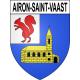 Airon-Saint-Vaast 62 ville sticker blason écusson autocollant adhésif
