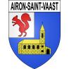 Airon-Saint-Vaast 62 ville sticker blason écusson autocollant adhésif