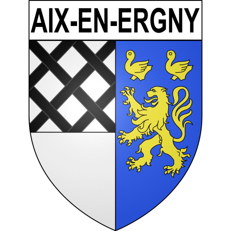 Stickers coat of arms Aix-en-Ergny adhesive sticker