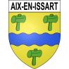Adesivi stemma Aix-en-Issart adesivo