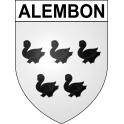 Alembon 62 ville sticker blason écusson autocollant adhésif