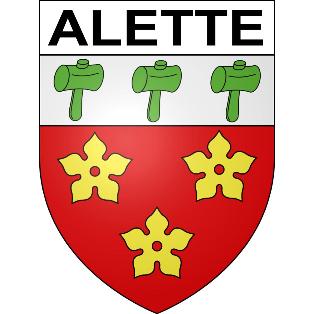 Alette 62 ville sticker blason écusson autocollant adhésif