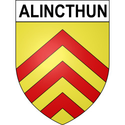Alincthun 62 ville sticker blason écusson autocollant adhésif