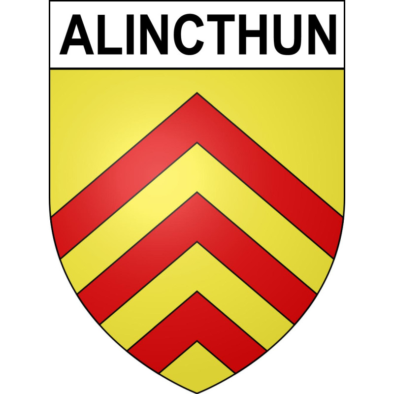 Alincthun 62 ville sticker blason écusson autocollant adhésif
