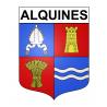Stickers coat of arms Alquines adhesive sticker