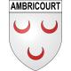 Adesivi stemma Ambricourt adesivo
