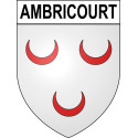 Ambricourt 62 ville sticker blason écusson autocollant adhésif