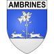 Ambrines 62 ville sticker blason écusson autocollant adhésif