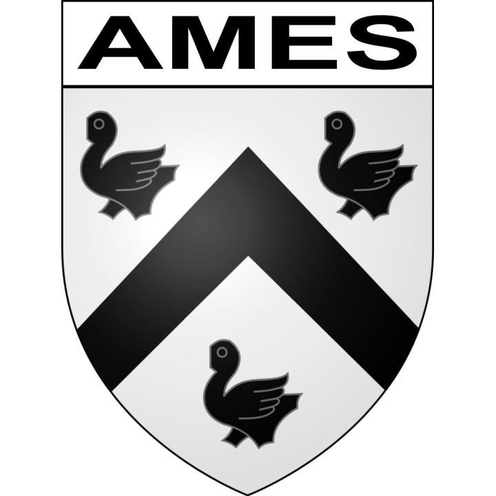 Stickers coat of arms Ames adhesive sticker
