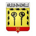 Stickers coat of arms Arleux-en-Gohelle adhesive sticker