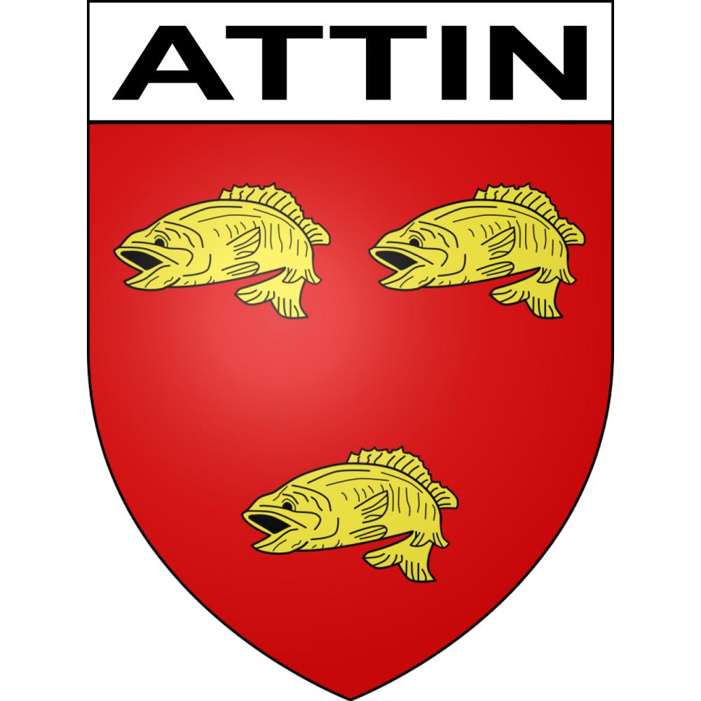 Attin Sticker wappen, gelsenkirchen, augsburg, klebender aufkleber
