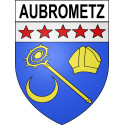 Stickers coat of arms Aubrometz adhesive sticker