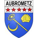 Stickers coat of arms Aubrometz adhesive sticker